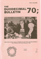 Duodecimal Bulletin Whole No 70 | Vol 36 No 1