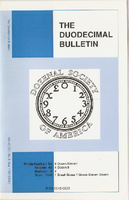 Duodecimal Bulletin Whole No 8B | Vol 45 No 2