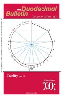Duodecimal Bulletin Whole No A0 | Vol 50 No 1