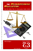 Duodecimal Bulletin Whole No A3 | Vol 53 No 1